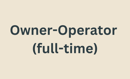 Owner Operator